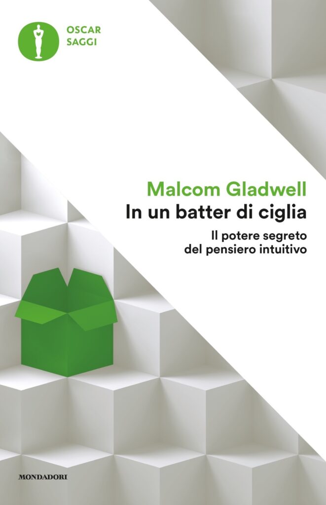 Copertina del libro In un batter di ciglia Blink di Malcolm Gladwell