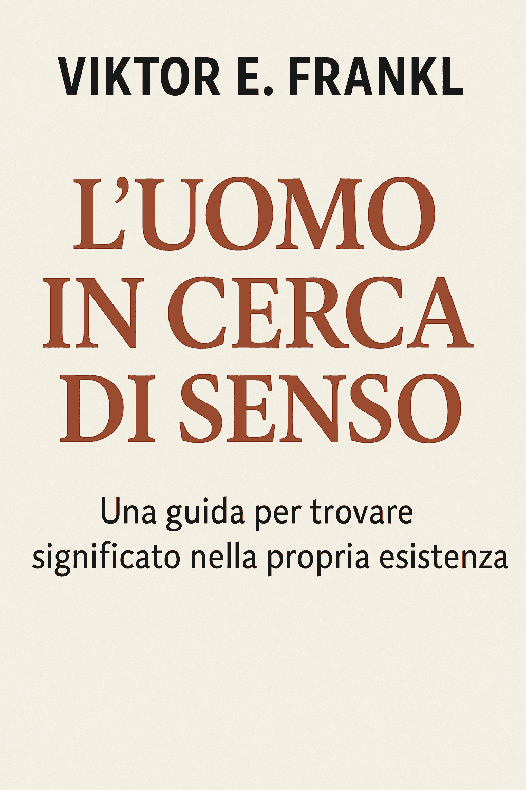 Copertina del libro di Viktor Frankl