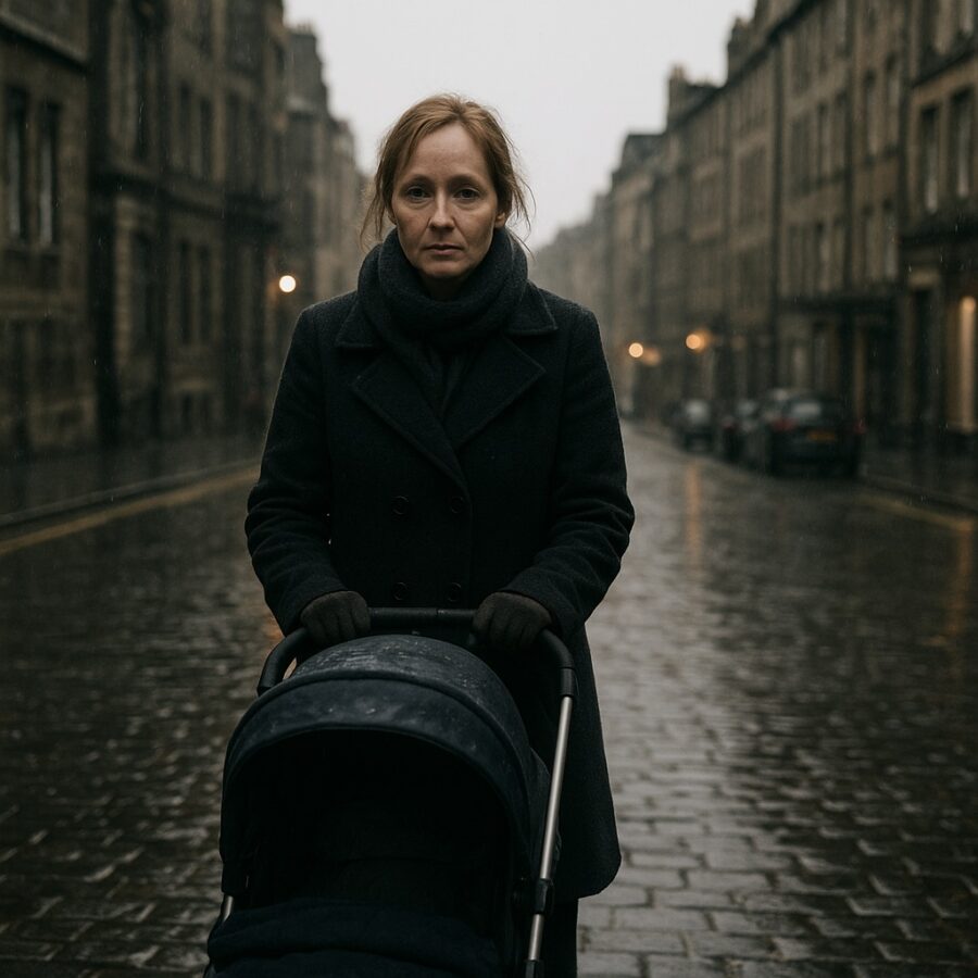 Gli anni più difficili di J.K. Rowling come madre single a Edimburgo.
