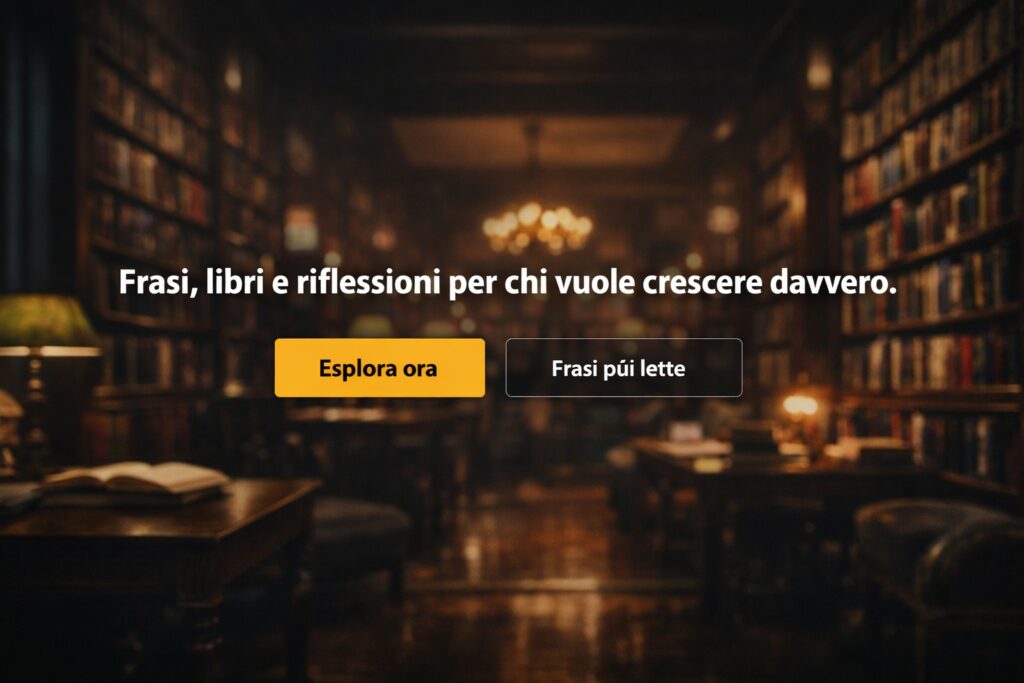 Libreria simbolica con libri e luce calda, immagine hero della homepage Il Meglio dei Libri