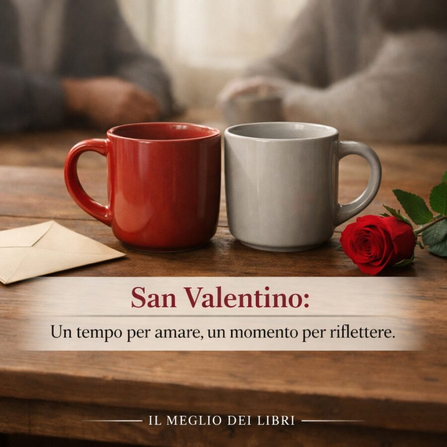 Ritratto concettuale di San Valentino con oggetti simbolici che rappresentano il legame affettivo e la relazione autentica – Il Meglio dei Libri