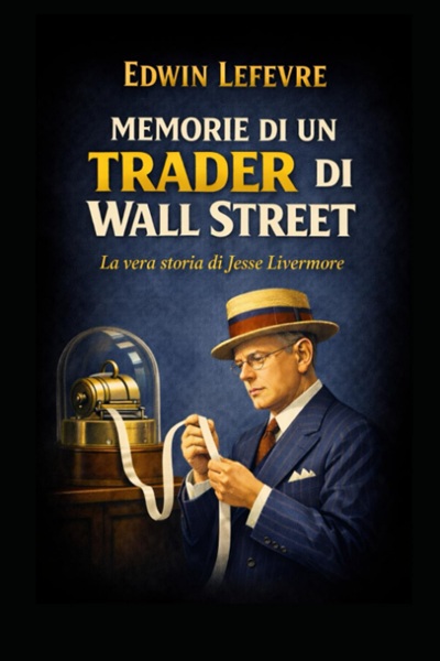 Ritratto della copertina del libro Le memorie di un trader di Wall Street di Edwin Lefevre, dedicato a trading, psicologia dei mercati e finanza – Il Meglio dei Libri
