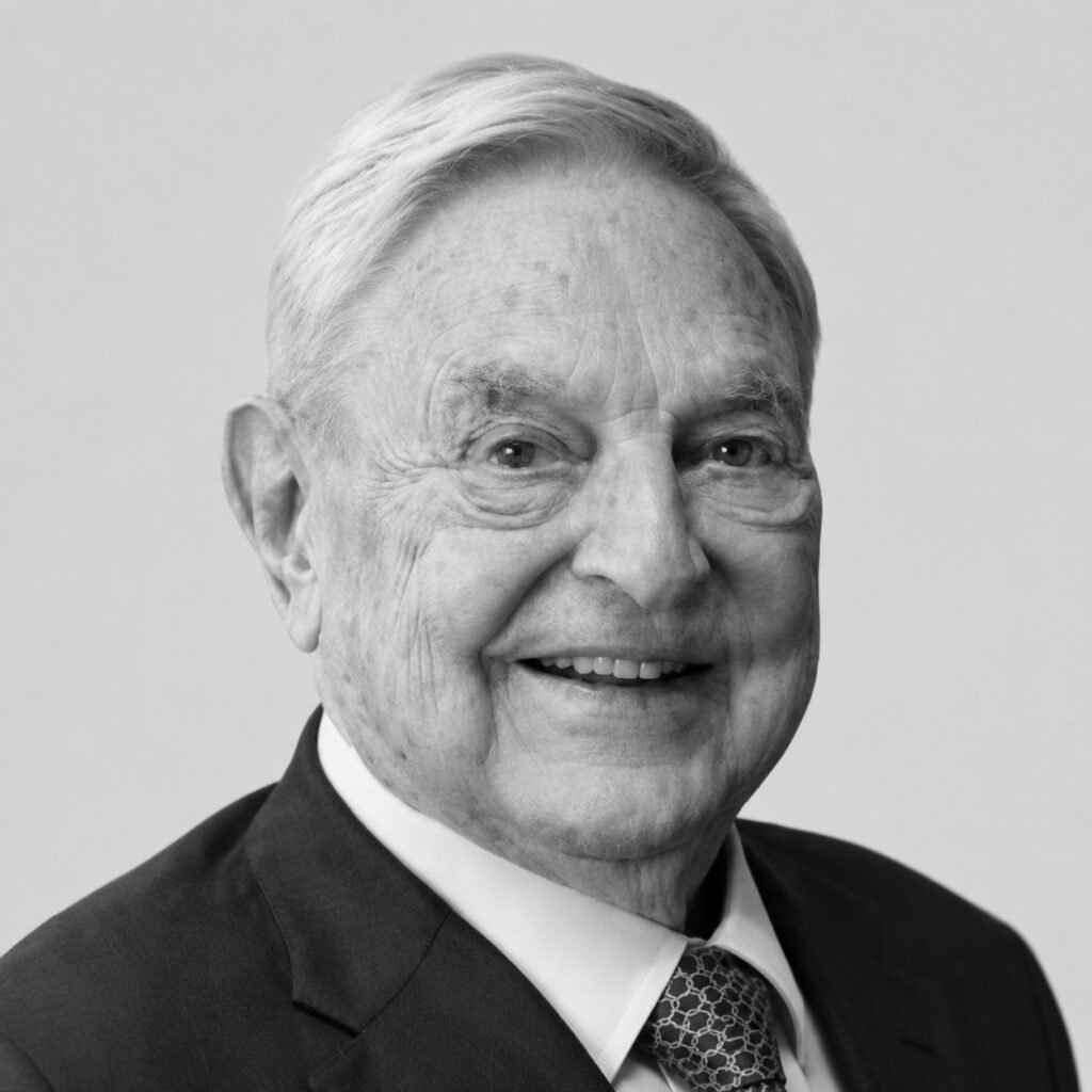 Ritratto di George Soros, investitore e finanziere ungherese-statunitense, noto per le sue frasi su mercati finanziari, investimenti, rischio e comportamento degli investitori – Il Meglio dei Libri