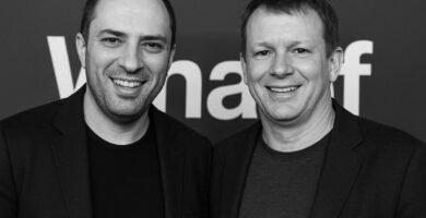Foto di Jan Koum e Brian Acton. I creatori di WhatsApp.
