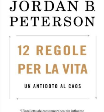 Ritratto della copertina del libro 12 regole per la vita. Un antidoto al caos di Jordan B. Peterson, opera su responsabilità, ordine e significato nella vita – Il Meglio dei Libri