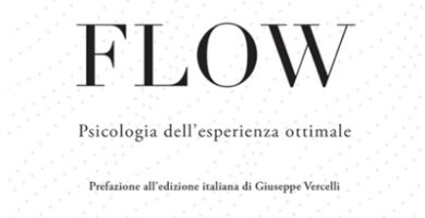 Ritratto della copertina del libro Flow. Psicologia dell’esperienza ottimale di Mihály Csíkszentmihályi, opera sullo stato di flow, la concentrazione profonda e il benessere psicologico – Il Meglio dei Libri