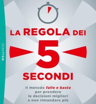 Ritratto della copertina del libro La regola dei 5 secondi di Mel Robbins, opera sul superamento della procrastinazione e sul coraggio di agire – Il Meglio dei Libri