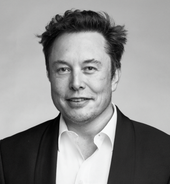 Ritratto di Elon Musk, imprenditore e innovatore tecnologico, noto per le sue frasi su tecnologia, futuro, innovazione e progresso dellโumanitร โ Il Meglio dei Libri