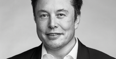 Ritratto di Elon Musk, imprenditore e innovatore tecnologico, noto per le sue frasi su tecnologia, futuro, innovazione e progresso dell’umanità – Il Meglio dei Libri