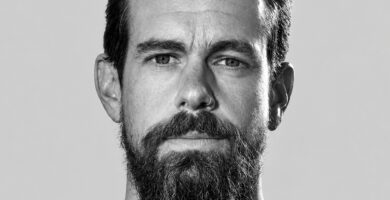Ritratto di Jack Dorsey, imprenditore e sviluppatore statunitense, noto per le sue frasi su tecnologia, Bitcoin, semplicità e innovazione digitale – Il Meglio dei Libri