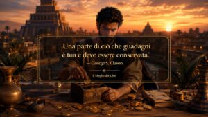 Una parte di ciò che guadagni è tua e deve essere conservata. – George S. Clason