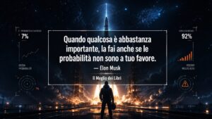 Elon Musk e il coraggio di agire anche quando il successo non è garantito