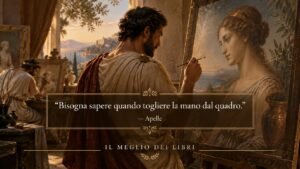 Apelle: bisogna sapere quando togliere la mano dal quadro