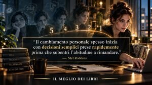 Mel Robbins: il cambiamento inizia prima che arrivi la voglia di rimandare